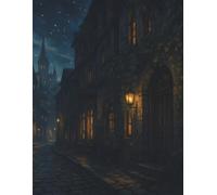 Time Sheet Log - Midnight Streets: A practical logbook to track work hours, projects, and daily productivity.