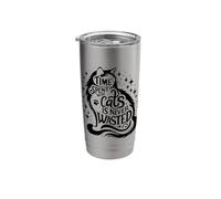 Time Spent with Cats is Never Wasted Ragdoll Lover Ragdolls Stainless Steel Insulated Tumbler