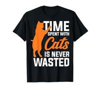 Time Spent With Cats Is Never Wasted T-Shirt