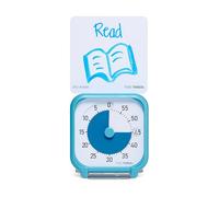 Time Timer 3" Visual Timer - 60-Minute Quiet Portable Countdown Timer for Kids, Teachers, Students & Adults - Helps with Focus, Transitions, ADHD, Autism & Time Blindness - (Blue & White)