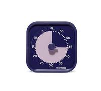 Time Timer MOD Home Metal Series, Individual Size 60 Minute Visual Countdown Timer for ADHD, Adults, Students and Pomodoro with Silent Operation (Metallic Indigo)