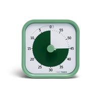 TIME TIMER Timer, Silicone, Green, 9 x 9 x 5 cm