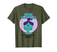 Time to be Brave by Little Miss Brave T-Shirt, Men, Olive Green, Medium