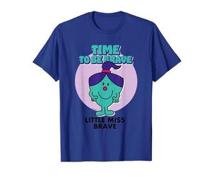 Time to be Brave by Little Miss Brave T-Shirt, Men, Royal Blue, Large