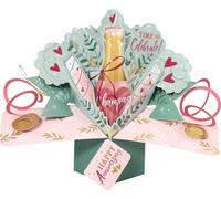 Time To Celebrate Anniversary Pop-Up Greeting Card Second Nature 3D Pop Up Cards