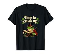 Time to Croak Up Frog Pun Vintage Circus Design T-Shirt