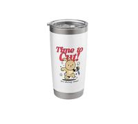 Time to Cut (Funny Weird Weirdcore Statement) Stainless Steel Insulated Tumbler