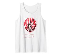 Time to Float Creepy Balloon Design Tank Top