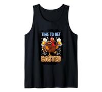 Time to Get Basted Fun Thanksgiving Tank Top
