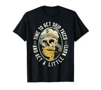Time to Get Ship Faced And Get A Little Nauti Cruise Funny T-Shirt