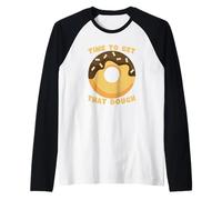 Time to Get that Dough Funny Donut Raglan Baseball Tee