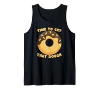 Time to Get that Dough Funny Donut Tank Top