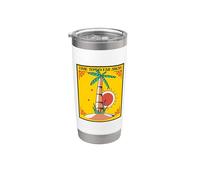 Time to Go Far Away (Summer Vacation Escape Statement) Stainless Steel Insulated Tumbler