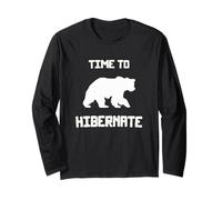 Time to Hibernate Bear Pajama Top Long Sleeve T-Shirt