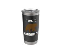Time to Hibernate Bear Pajama Top Stainless Steel Insulated Tumbler