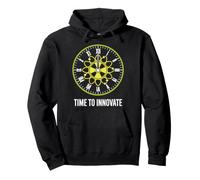 Time To Innovate Atomic Clock Science Design Pullover Hoodie