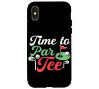 Time To Par Tee Funny Golfing Golfer Golf Player Graphic Case for iPhone X/XS