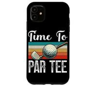 Time To Par Tee Retro Golf Player Golfer Golfing Golf Lover Case for iPhone 11