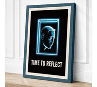Time to Reflect Modern Canvas Wall Art Print 24x16 Inch (61 x 41 cm)