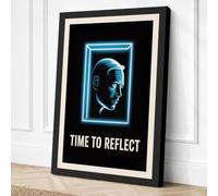 Time to Reflect Modern Canvas Wall Art Print 24x16 Inch (61 x 41 cm)