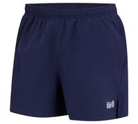 Time To Run Men's Pace Running/Gym/Training/Workout/Jogging Exercise Short With Quick Dry Inner Brief Lining And Two Zipped Side Phone Or Gel Pockets Small Peacoat