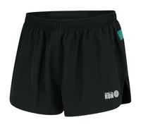 Time To Run Men's Split Pace Spirit Active Lightweight Running/Gym/Athletics 3" Shorts with Quick Dry Liner & Zipped Phone Gel Or Phone Pocket XL Black/Bayou