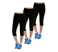 Time To Run Women's Quick Drying Pro Running/Gym/Yoga Capri Training Tight/Pant/Trouser With Three Phone Pockets