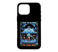 Time To Sleigh The Final Boss Retro Gaming Christmas Rpg Case for iPhone 16 Pro Max
