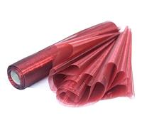 Time to Sparkle 1 Roll 70cm x 10M Garnet Sheer Organza Roll Fabric Chair Cover Sash Bows Table Runner Sashes Swags Wedding Party 38+ Colors Option