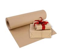 Time to Sparkle 1 Roll of Brown Paper Roll Wrapping Paper Brown Parcel Paper Kraft Paper Recyclable for Gift Wrapping Presents Parcel Packing Shipping Christmas Arts Crafts Postal 305mm x 30.5m