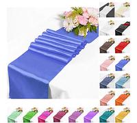 Time to Sparkle 10 Pack 12"x108"inch Satin Table Runner (Royal Blue)
