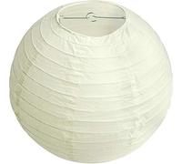 Time to Sparkle 10 Pack Tissue Round Paper Lanterns Lamp Shade Party Decoration- Lantern Ivory, 18"(45cm)