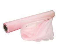 Time to Sparkle 104MX29cm (4Rolls 26M X 29cm/Roll) Sheer Organza Roll Sash Fabric Table Runner Sashes Chair Cover Bows Swags Wedding Party (Powder Pink)