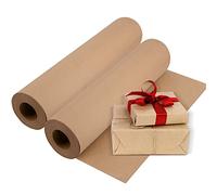 Time to Sparkle 2 Roll of Brown Paper Roll Kraft Recyclable 305mm X 30.5m