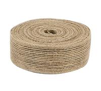 Time to Sparkle 3.6cm*10m Jute Craft Ribbon Burlap Rustic Hessian Ribbons for Crafts Gift Wrapping Hessian Fabric Burlap Ribbon Gift Wrapping Christmas Tree Wedding Decoration Event Party