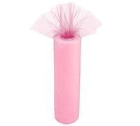 Time to Sparkle 30cm x 25m/ROLL Wide Baby Pink Tulle Roll Fabric Spool Tutu Party Birthday Wraping Crafts Bridal Bow Skirt Wedding Decor