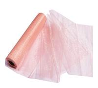 Time to Sparkle 40mx70cm (4PCS 10m X 70cm) Peach Schnapps O | Fabric Chair Cover Sash Bows Table Runner Sashes Swags Wedding Party 38+ Colors Option