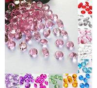 Time to Sparkle 5000 4.5MM Scatter Diamonds Table Crystals Acrylic Confetti Wedding Party (Light Pink)