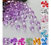 Time to Sparkle 5000 4.5MM Scatter Diamonds Table Crystals Acrylic Confetti Wedding Party (Light Purple)