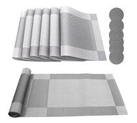 Time to Sparkle 6pcs Placemats + 6pcs Coasters+ 1pc Table Runner