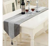 Time to Sparkle Luxury Velvet Diamante Table Runner (Silver 31x183cm)