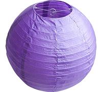 Time to Sparkle Tissue Round Paper Lanterns Lamp Shade Party Decoration- Lantern Purple, 18"(45cm)