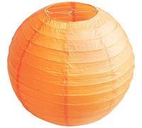 Time to Sparkle Tissue Round Paper Lanterns Lamp Shade Party Decoration- Orange, 24"(60cm)