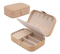 Time to Sparkle Travel Jewelry Box PU Leather (Khaki)