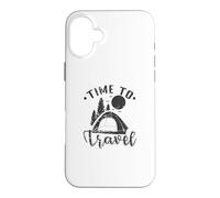 Time to Travel Camping Vacation Freedom Case for iPhone 16 Plus