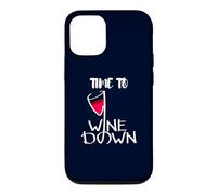 Time To Wine Down - Sip, Relax, Repeat! Sarcastic Drinking Case for iPhone 12/12 Pro