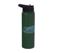 Time Travel Blurred Clock Stainless Steel Insulated Water Bottle