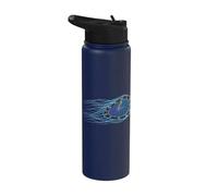 Time Travel Blurred Clock Stainless Steel Insulated Water Bottle