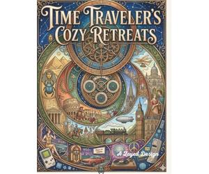 Time Traveler's Cozy Retreats A Bold and Easy Coloring Journey Through Past and Future Interiors