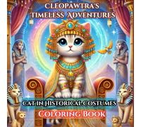 Time-Traveling Coloring Book: Cute Cat in Historical Costumes: Explore Ancient Worlds, Color Adorable Cat Traveling through History - Perfect Gift for ... Adults, Cat Lovers, History Enthusiasts
